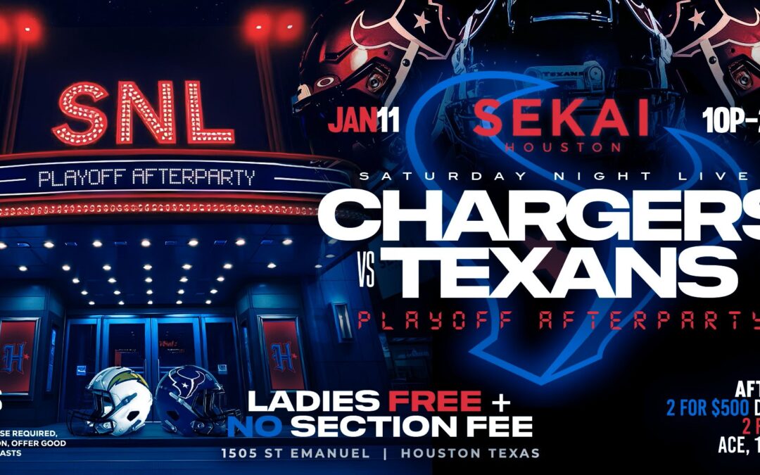 Chargers VS Texans Playoff After Party 2025