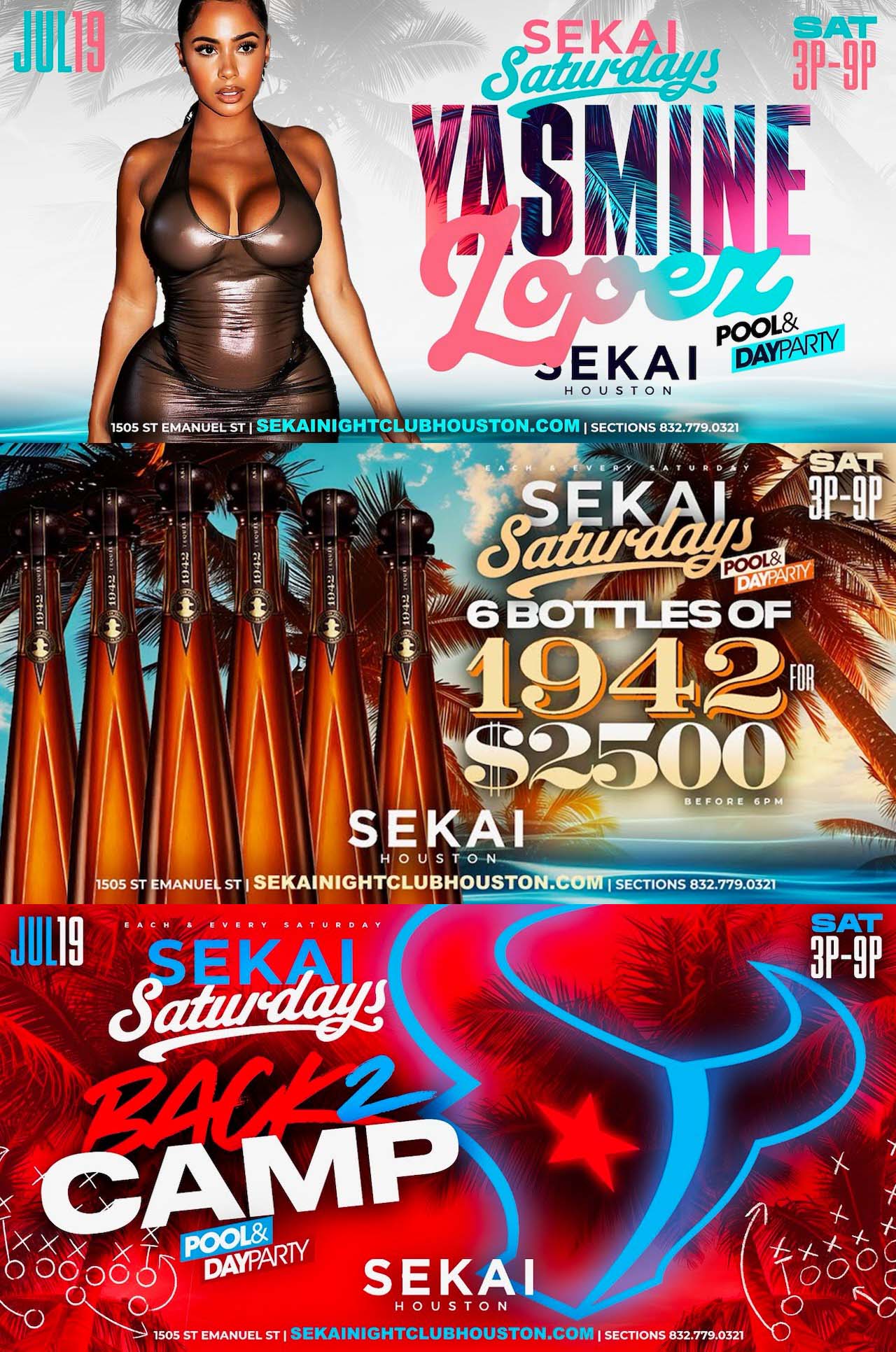 SAT JULY 19th SEKAI