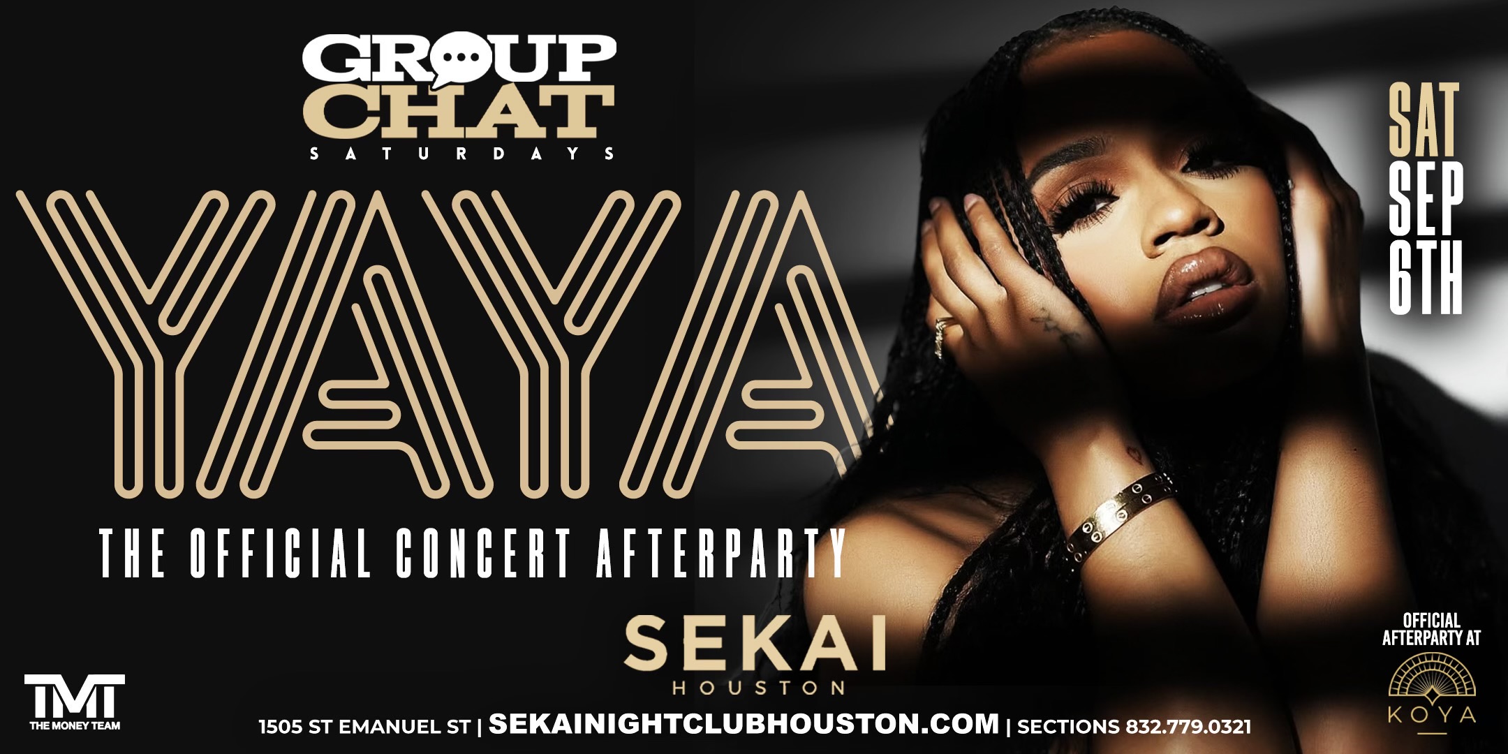 SATURDAY SEP 6 – SEKAI Group Chat Saturday w/ YAYA
