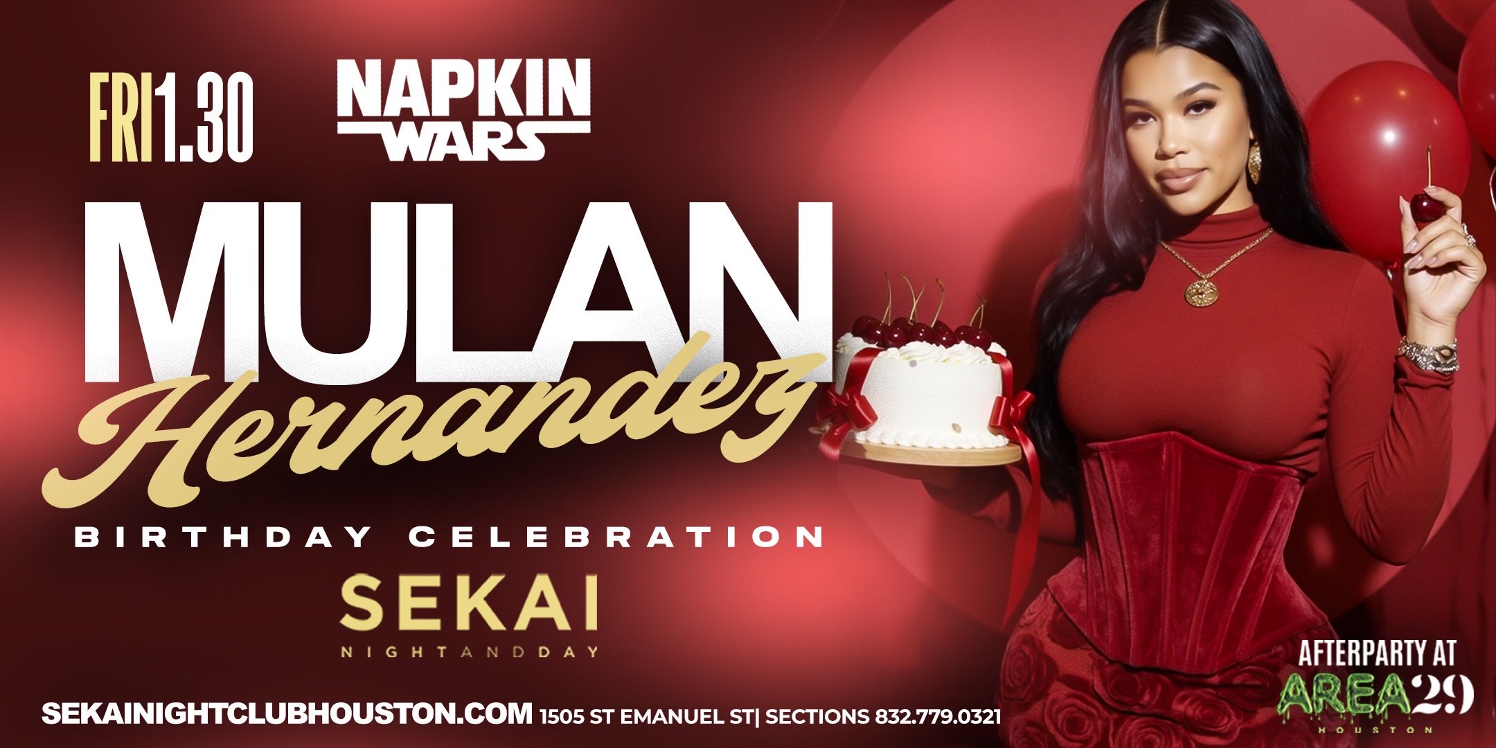 SEKAI NAPKIN WARS FRIDAY JAN 30: Mulan Hernandez Bday Celebration