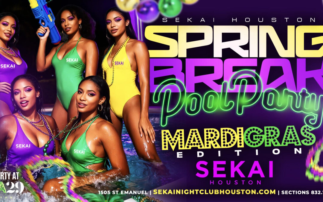 SEKAI THURSDAY MAR 12: MARDI GRAS POOL PARTY