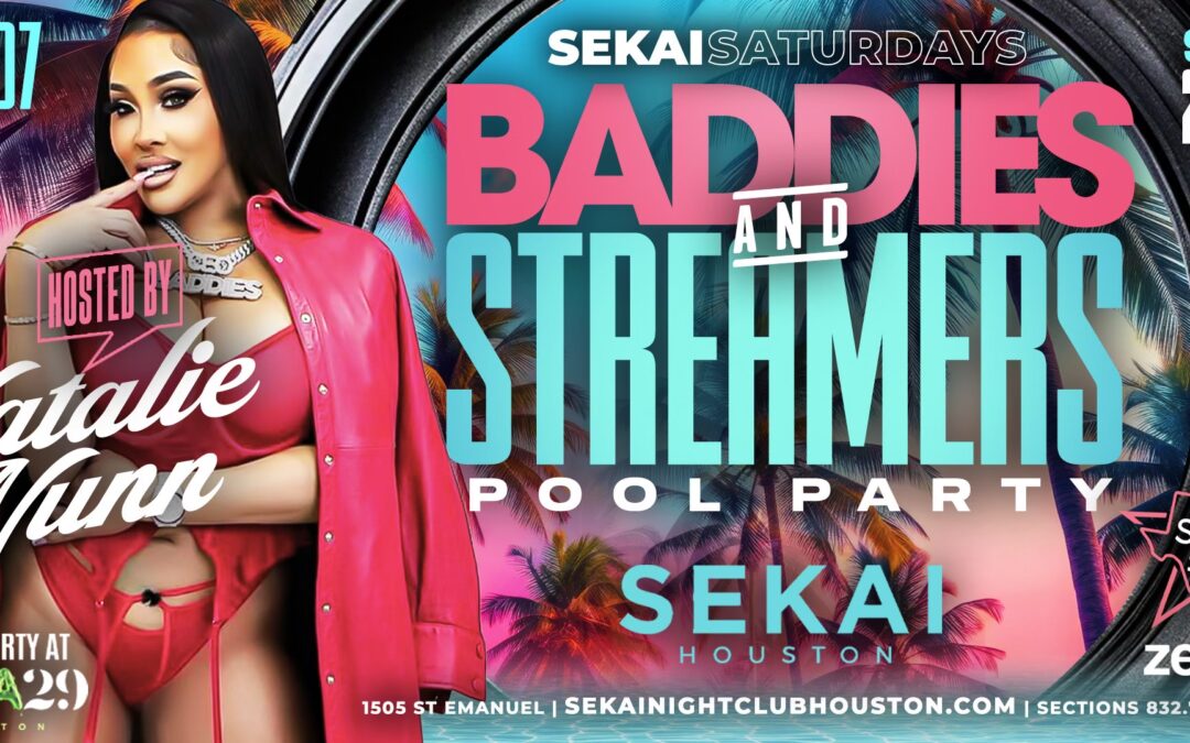 SEKAI SATURDAY MAR 7 NATALIE NUNN HOSTS THE BIGGEST WEEK 1 SPRING BREAK POOL PARTY @sekaihtx