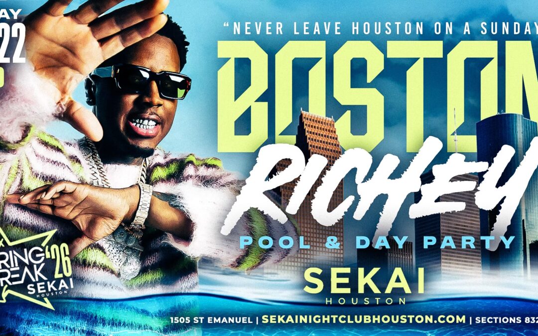 SEKAI SUNDAY MAR 22 RICHEY POOL & DAY PARTY @sekaihtx