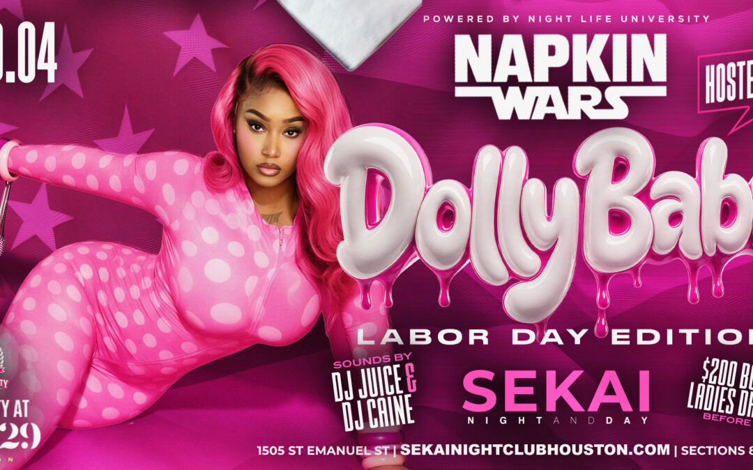 Napkin Wars Labor Day Edition Hosted by Dolly Babe – Fri Sept 4