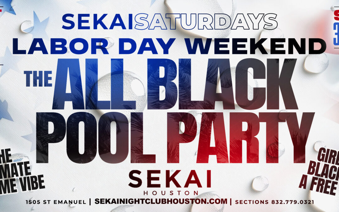 The All Black Pool Party: Labor Day Weekend | Sept 5