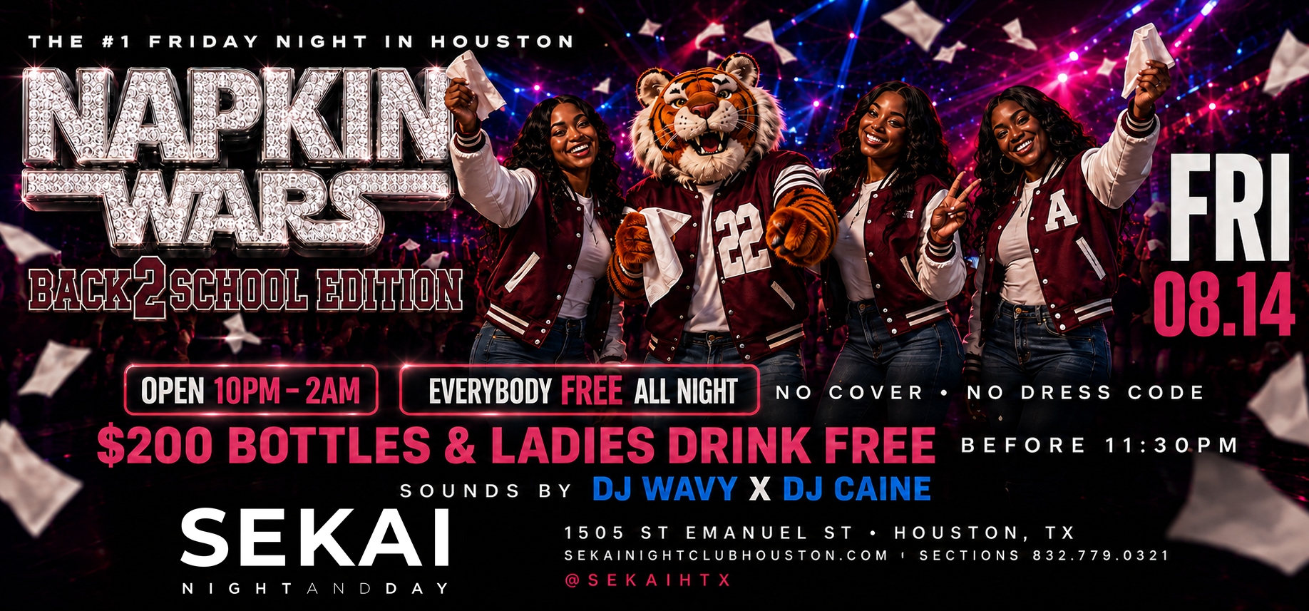 Napkin Wars: Back 2 School Edition | Fri 08.14.